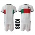 Billige Portugal Børnetøj Udebanetrøje til baby VM 2022 Kortærmet (+ korte bukser)